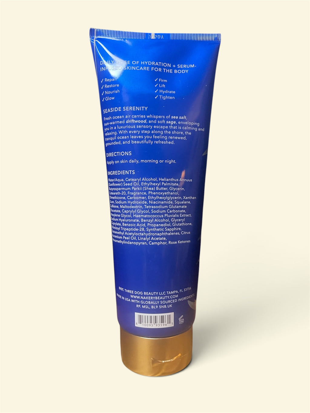Nakery Beauty - SkinFirm Body Cream – Seaside Serenity
