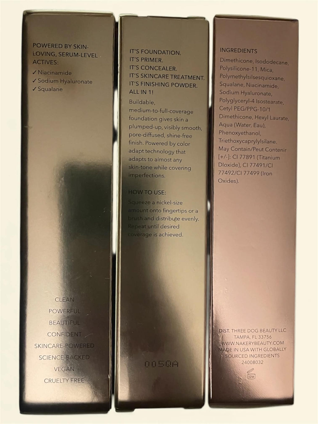 NAKERY BEAUTY Skip the Line Plumping Velvet Serum-Infused Foundation