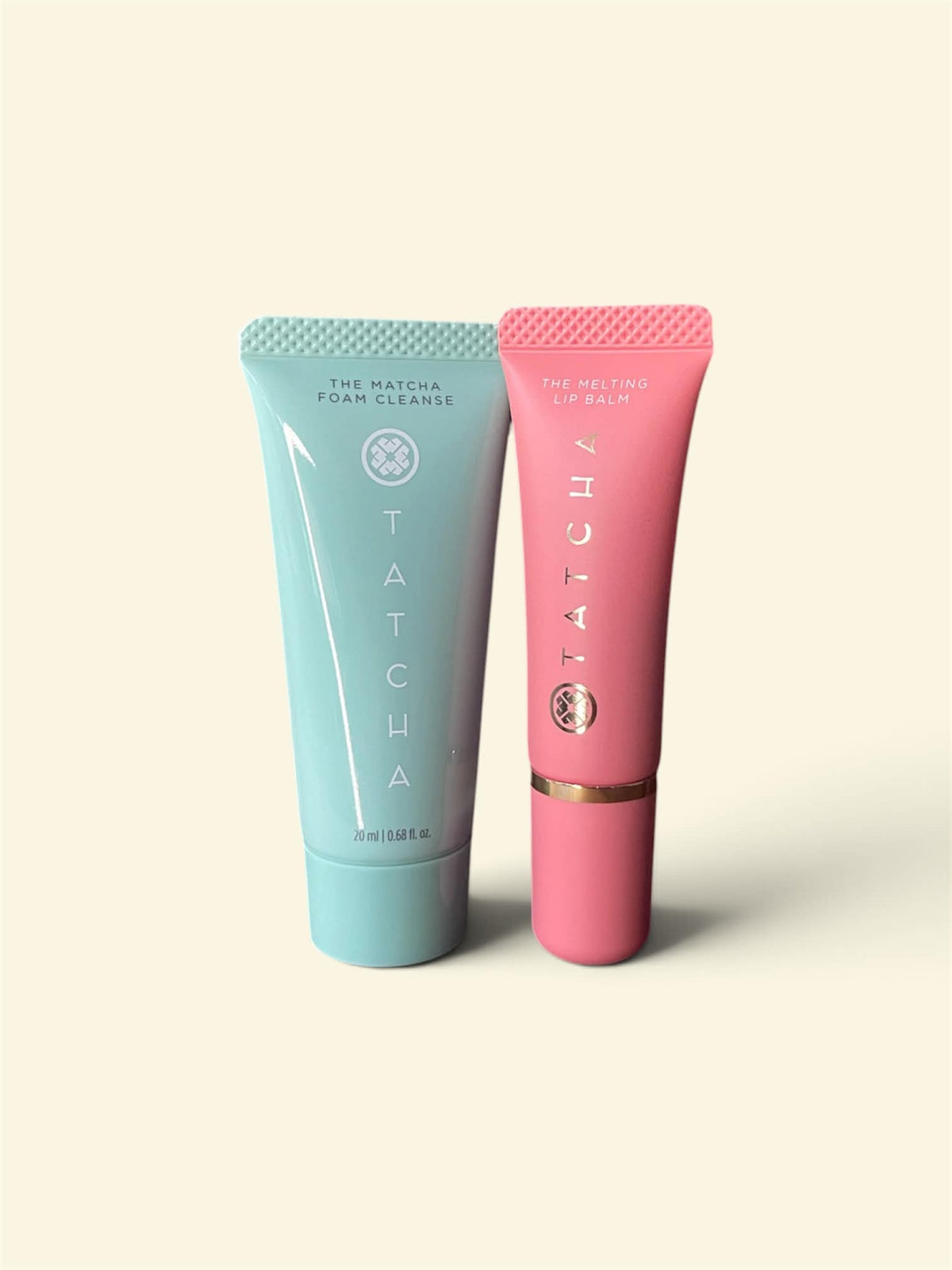 TATCHA The Matcha Foam Cleanse & The Melting Lip Balm Pinku Deluxe Mini Duo